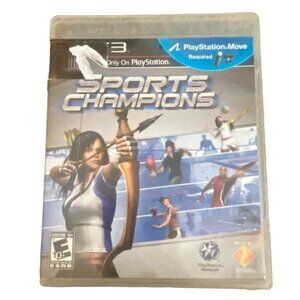 Playstation 3 (PS3) Sports Champion Playstation Move Video Game-Rated E 10+-GUC